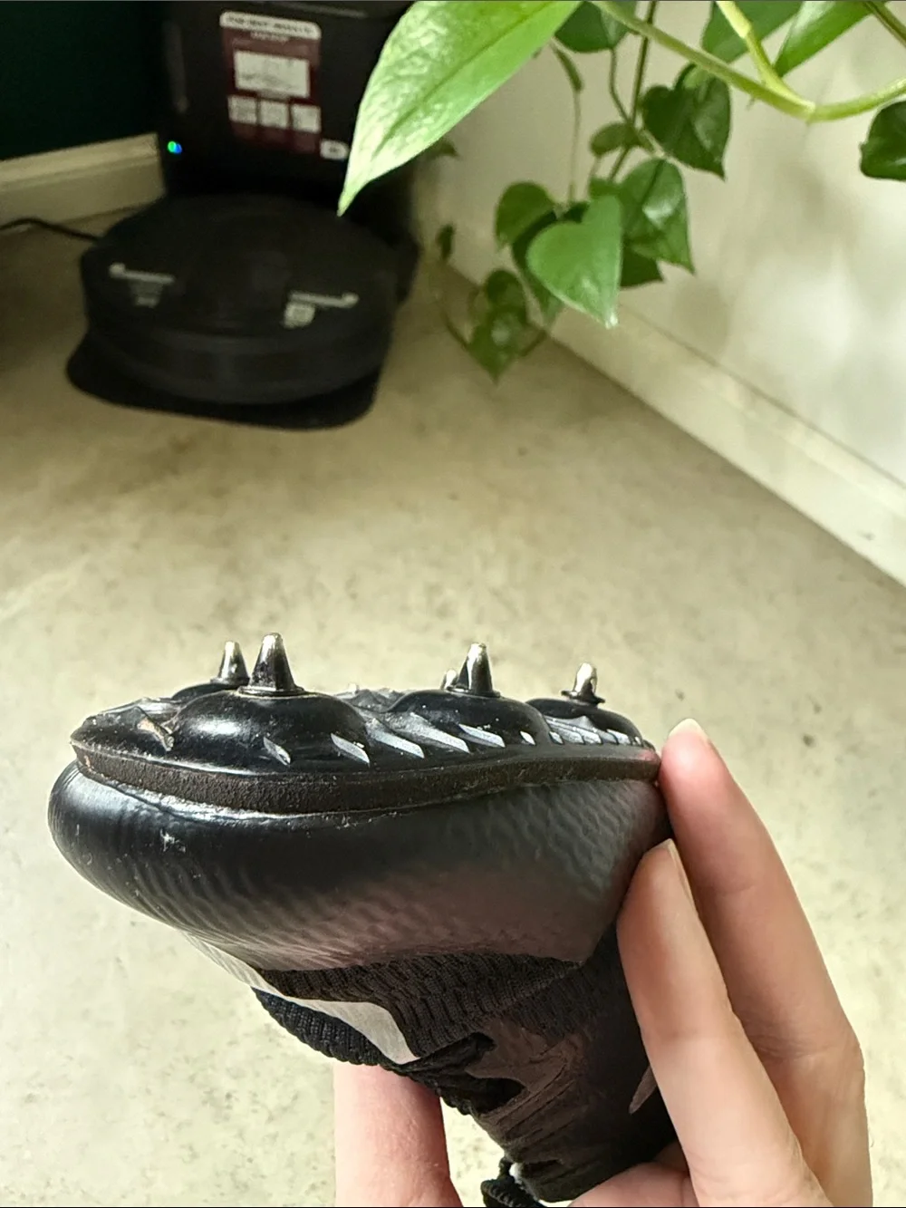 Nike Black and White Sprint Spikes